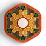 Deco Phytia Wall Sconce - Orange / Yellow / Brown / Green / White