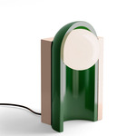 Deco Cleo Table Lamp - Sand Grey / Green