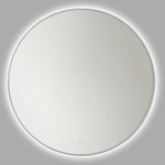 Cadre Round LED Mirror - Chrome / Mirror