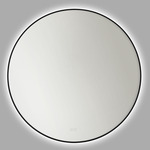 Cadre Round LED Mirror - Midnight Black / Mirror