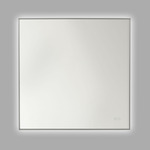 Cadre Square LED Mirror - Brushed Nickel / Mirror