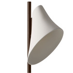 Veneza Floor Lamp - Brown / White