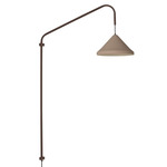 Ubatuba Plug-In Swing Arm Wall Lamp - Brown / Sand