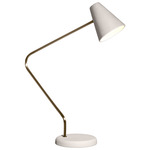 Ipanema Table Lamp - Gold / White
