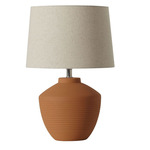Buriti Table Lamp - Terra-Cotta / Rustic Linen