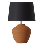 Buriti Table Lamp - Terra-Cotta / Black