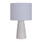 Inga Table Lamp - White / White