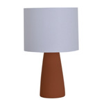 Inga Table Lamp - Terra-Cotta / White