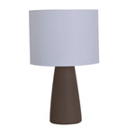 Inga Table Lamp - Brown / White