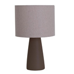 Inga Table Lamp - Brown / Rustic Linen