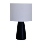 Inga Table Lamp - Black / White
