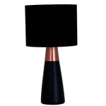 Ipe Table Lamp - Black / Copper / Black