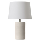 Jatoba Table Lamp - White / White