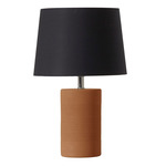 Jatoba Table Lamp - Terra-Cotta / Black