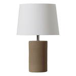 Jatoba Table Lamp - Sand / White