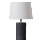 Jatoba Table Lamp - Graphite / White
