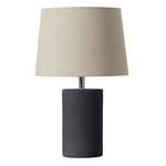 Jatoba Table Lamp - Graphite / Rustic Linen