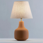 Buzios Table Lamp - Terra-Cotta / Rustic Linen
