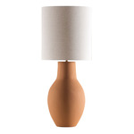 Guaratuba Table Lamp - Terra-Cotta / Rustic Linen