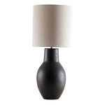 Guaratuba Table Lamp - Coffee / Rustic Linen