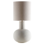 Guaruja Table Lamp - White / Rustic Linen