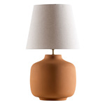 Paraty Table Lamp - Terra-Cotta / Rustic Linen