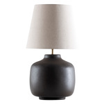 Paraty Table Lamp - Coffee / Rustic Linen
