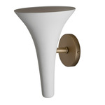 Bella Wall Sconce - Gold / White