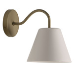 Lis Wall Sconce - Gold / White