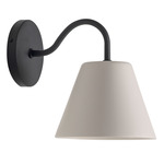 Lis Wall Sconce - Black / White