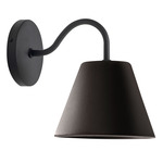 Lis Wall Sconce - Black / Black