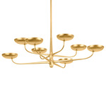 Taormina Chandelier - Vintage Gold Leaf