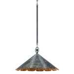 Folly Beach Pendant - Verdigris