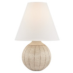 Capers Table Lamp - Ivory / Natural Linen
