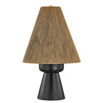 Mannsville Table Lamp - Black / Jute