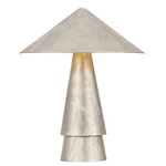 Foxton Table Lamp - Silver Leaf
