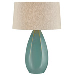 Colwyn Table Lamp - Celadon Wash / Natural Linen