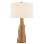Dennis Table Lamp - Aged Brass / White Linen