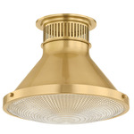 Highclere Ceiling Light - Aged Brass / Aged Brass