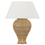 Chatsworth Table Lamp - Aged Brass / Off White