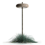 Pantarhei Donut Bollard - Antique Brass / Terracota