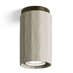 Dune Spotlight - Antique Brass / Light Grey