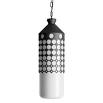 La Spazio Pendant - Matte Black / Frost