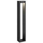 LED Aimed Bollard - Textured Black