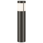 LED Round Bollard - Textured Architectural Bronze