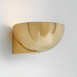 Architectural Collection Cup Wall Sconce - Polished Brass