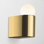 Architectural Collection Wall Sconce - Polished Brass / Opal