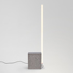 Relay Floor Lamp - Basalt / Opal