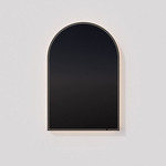 Avior Tunable Touchless LED Arched Mirror - Matte Black / Mirror