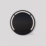 Skylight Round Color-Select LED Mirror - Black / Mirror